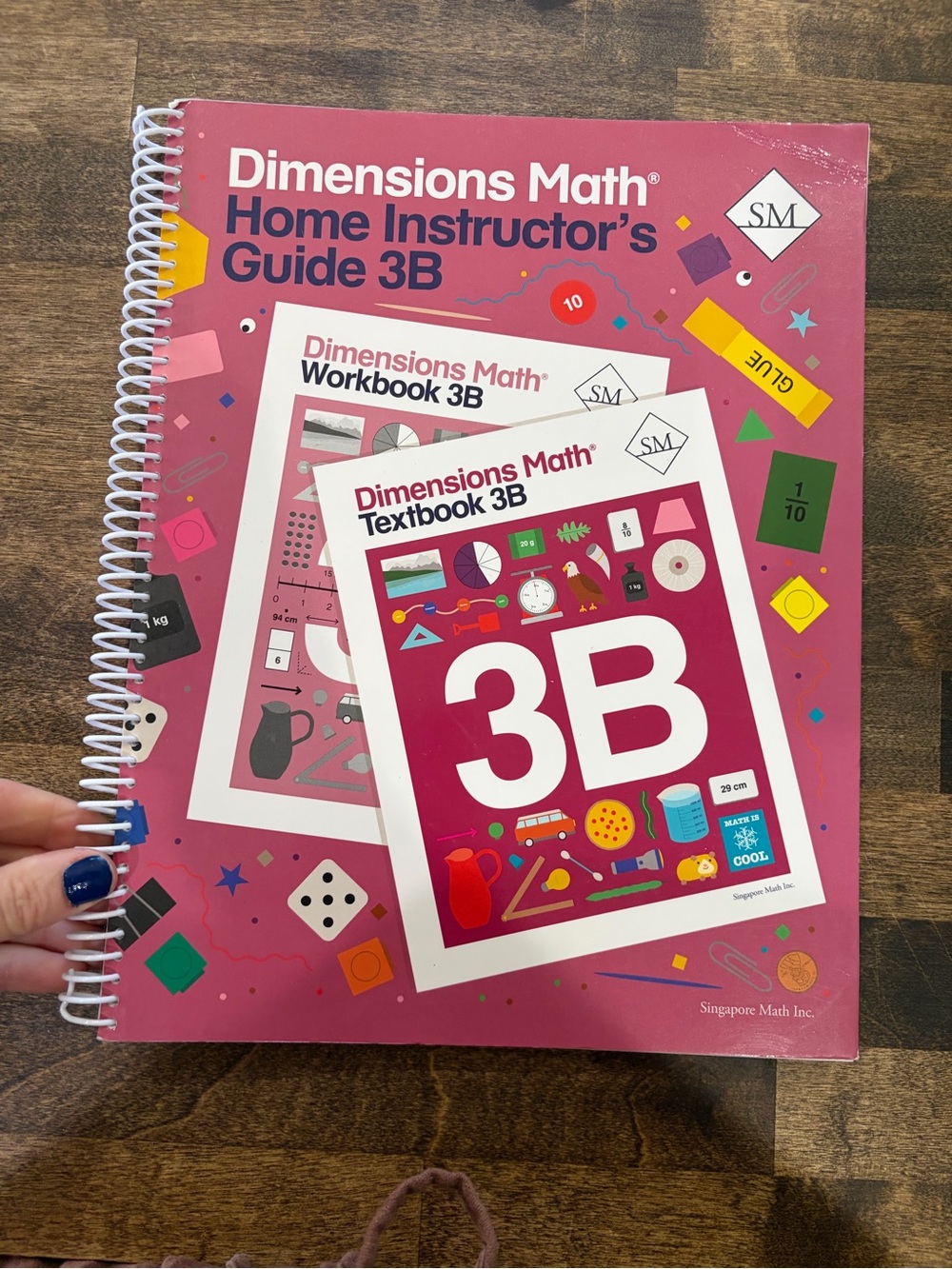 Dimensions Math Home Instructor's Guide 3A & 3B Textbooks - Picture 6 of 8